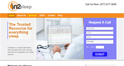 Desktop Screenshot of n2sleep.com